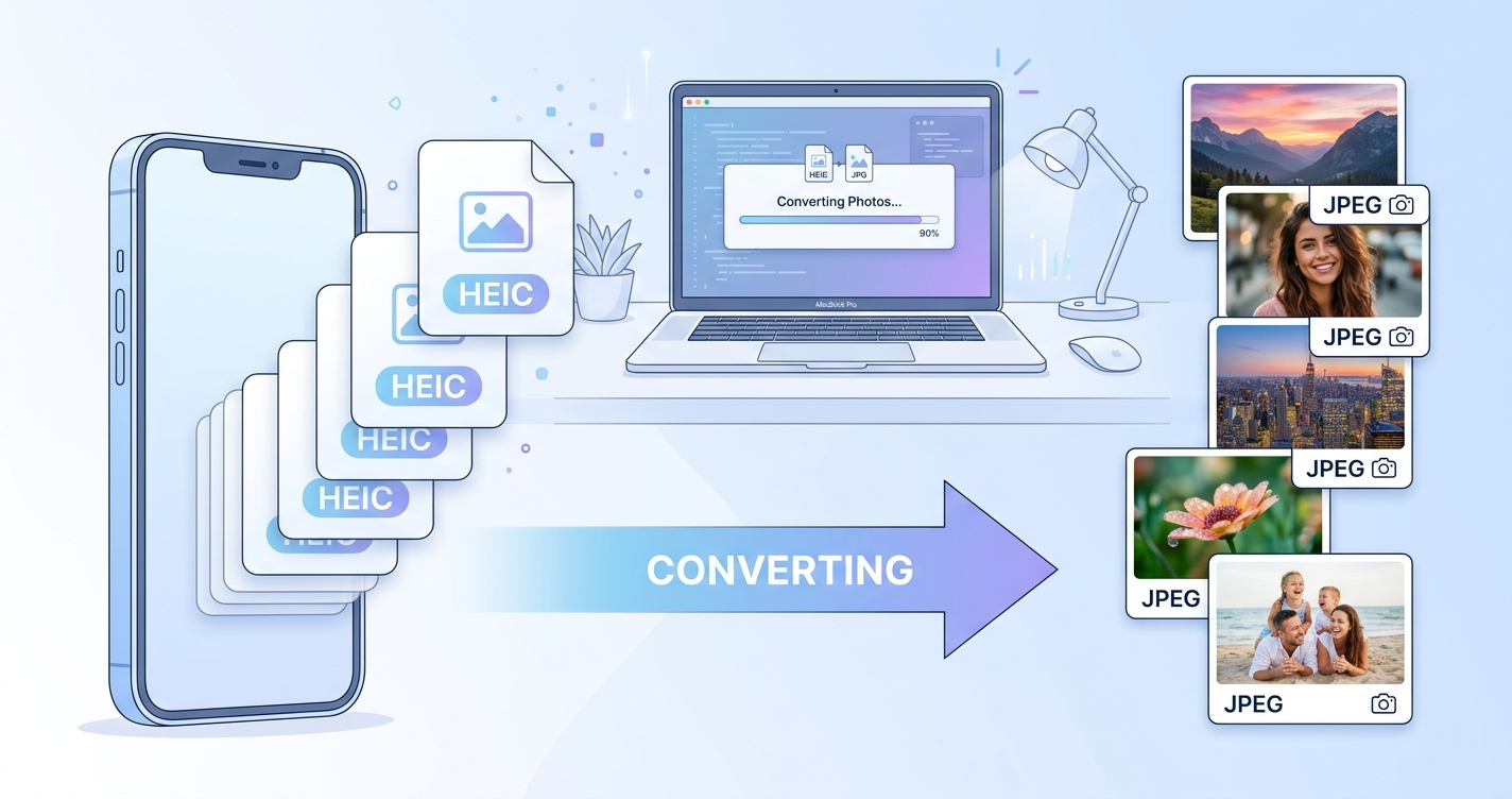 How to Convert HEIC to JPG on Mac (Batch Conversion, No Quality Loss)